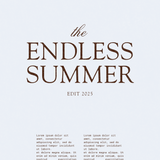 Cool Summer Instagram Feed Template