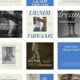 Denim Dreams Instagram Template