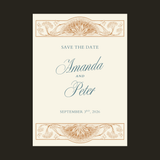 Coastal Charm Save the Date Templates