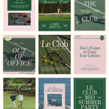 Le Club Instagram Feed Template