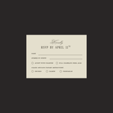 Garden Heritage RSVP Card Templates