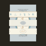 Coastal Charm Belly Band Templates