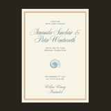Coastal Charm Wedding Full Invitation Suite