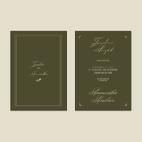 Garden Heritage Wedding Invitation Template