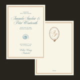 Coastal Charm Wedding Invitation Templates