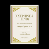 Maison Fleur Wedding Invitation Template