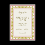 Maison Fleur Wedding Invitation Template