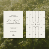 Garden Heritage Wedding Invitation Template