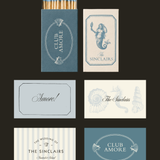 Coastal Charm Matchbook Design Templates