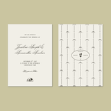 Garden Heritage Wedding Invitation Template