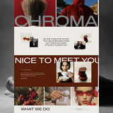 CHROMA Squarespace 7.1 Website Template