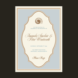 Coastal Charm Wedding Invitation Templates