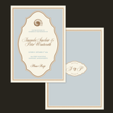 Coastal Charm Wedding Invitation Templates