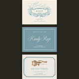 Coastal Charm RSVP Card Templates