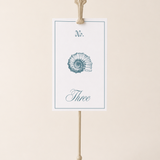 Coastal Charm Table Number Templates