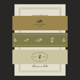 Garden Heritage Belly Band Templates