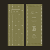 Garden Heritage Cocktail Menu Design
