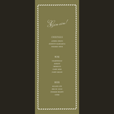 Garden Heritage Cocktail Menu Design
