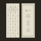 Garden Heritage Cocktail Menu Design