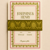 Maison Fleur Wedding Invitation Template