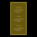 Maison Fleur Menu Templates