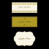 Maison Fleur Name Card Templates