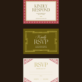 Maison Fleur RSVP Card Template