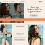 FLORA Squarespace 7.1 Website Template