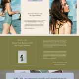 FLORA Squarespace 7.1 Website Template