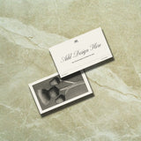Business Cards on Marble Mockup