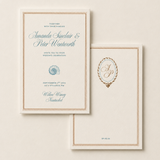 Coastal Charm Wedding Full Invitation Suite