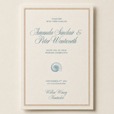 Coastal Charm Wedding Invitation Templates