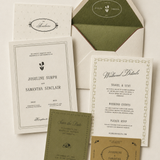 Garden Heritage Wedding Full Invitation Suite