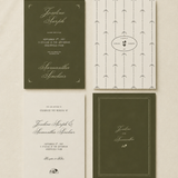 Garden Heritage Wedding Invitation Template