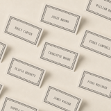 Garden Heritage Name Card Templates
