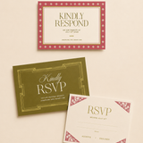 Maison Fleur RSVP Card Template