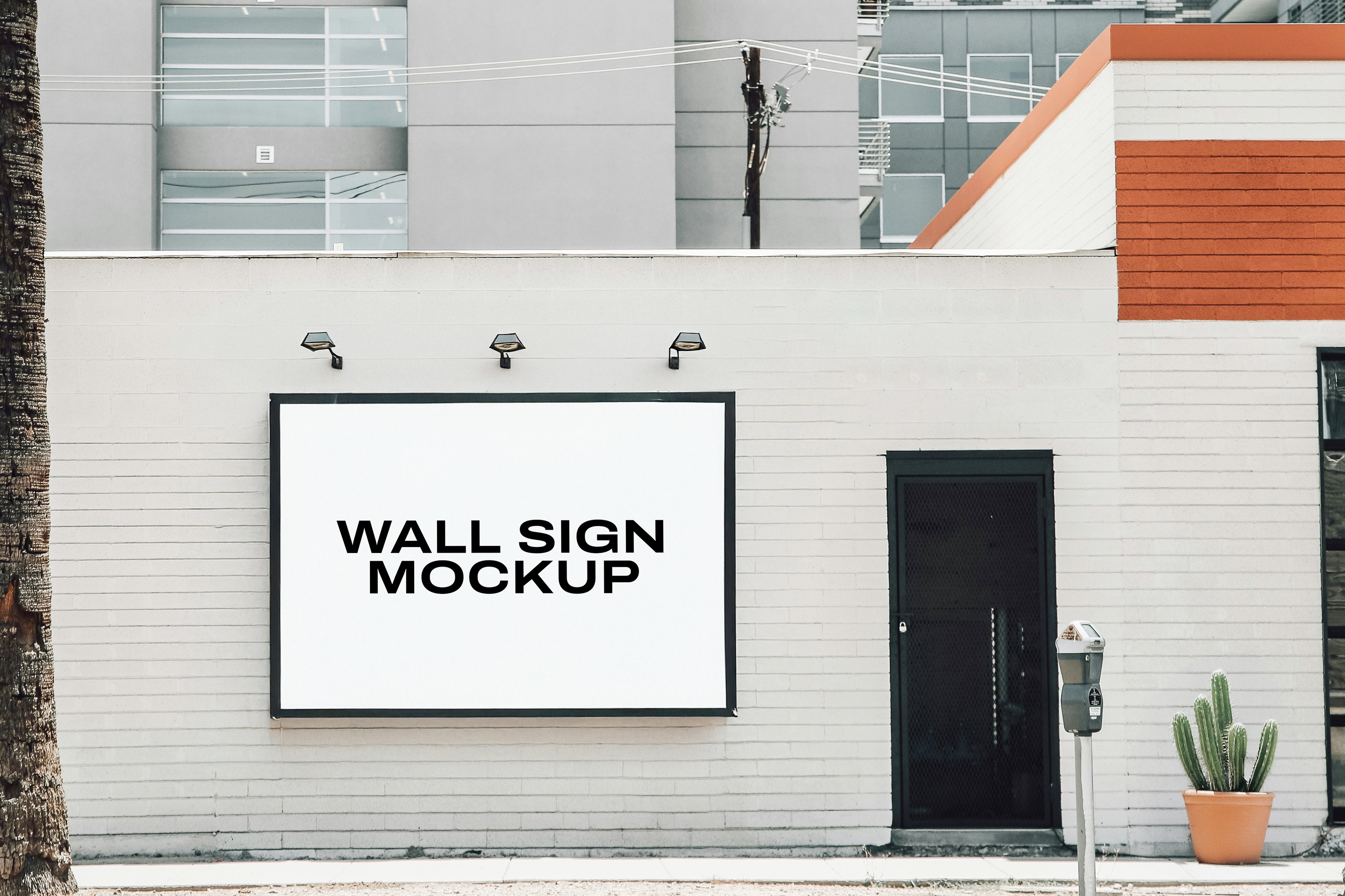 Building Sign Mockup – Creative Space