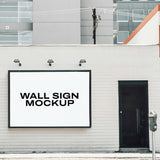 Building Sign Mockup