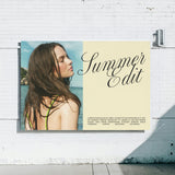 White Wall Poster Mockup